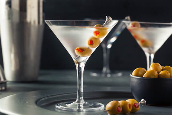 dry martini cocktail rezept